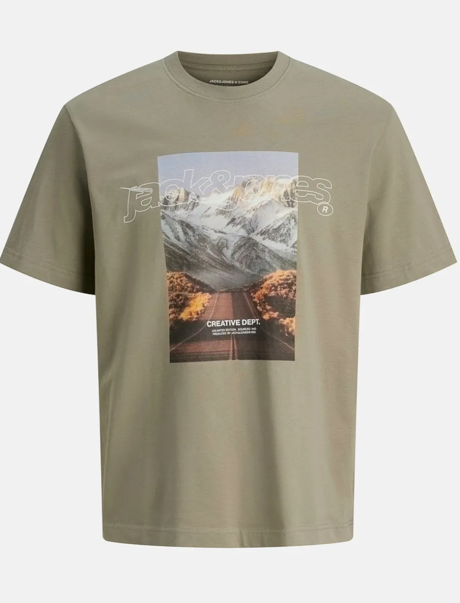 Printed Crew-neck T-shirt