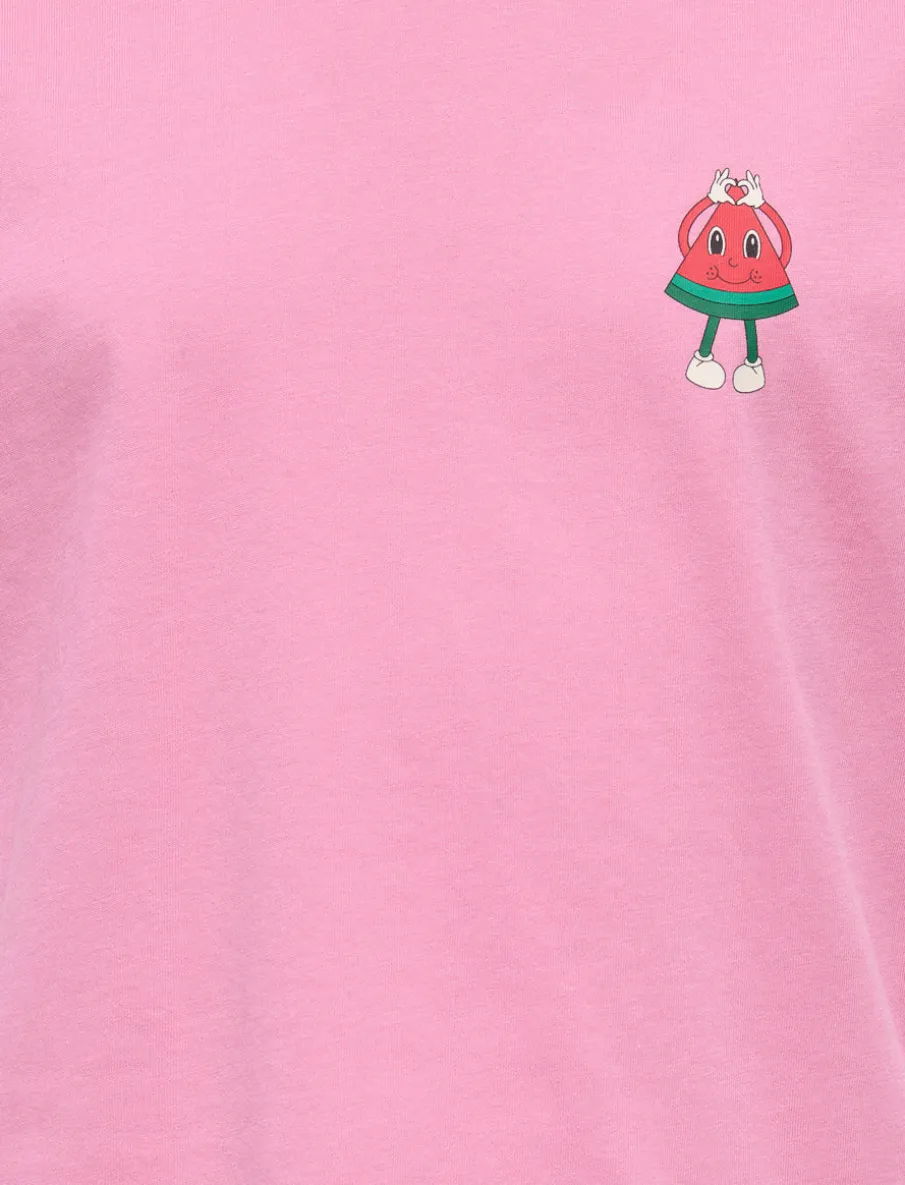 Printed Crew-neck T-shirt