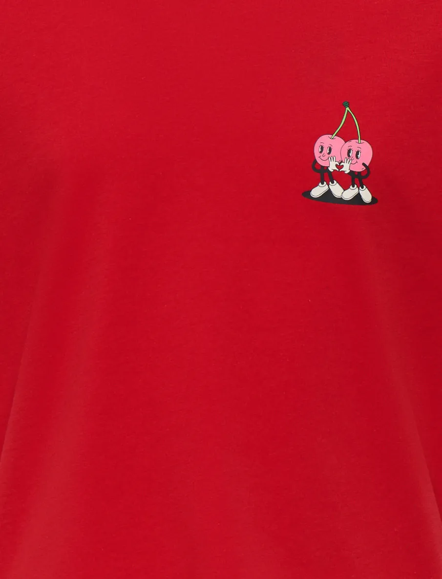 Printed Crew-neck T-shirt