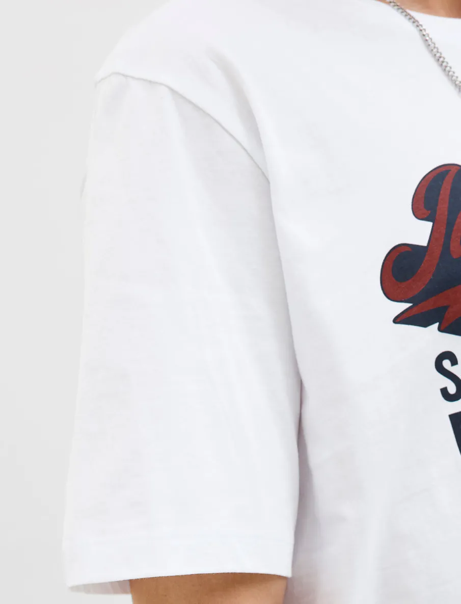 Printed Crew-neck T-shirt