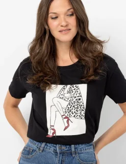 Printed Crew-neck T-shirt