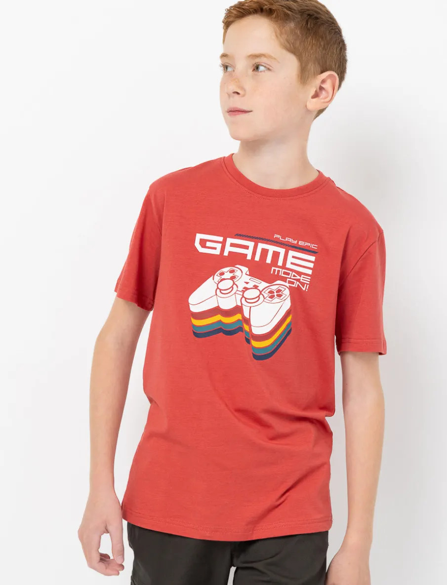 Printed Crew-neck T-shirt