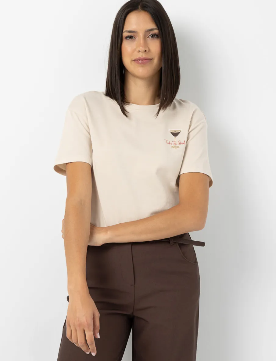 Printed Crew-neck T-shirt