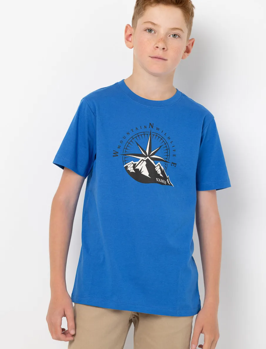Printed Crew-neck T-shirt