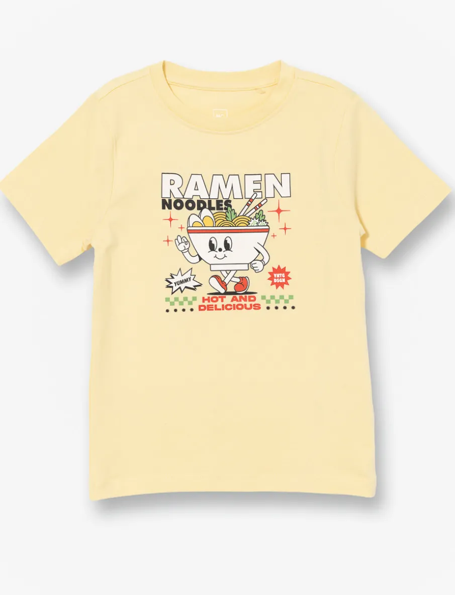 Printed Crew-neck T-shirt - Little Boy