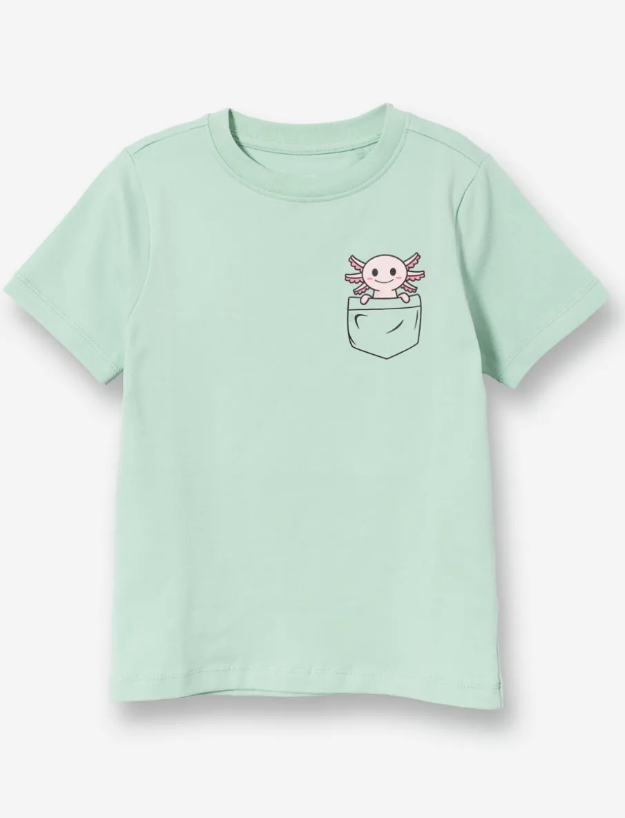 Printed Crew-neck T-shirt - Little Boy