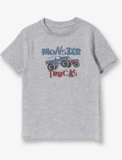 Printed Crew-neck T-shirt - Little Boy