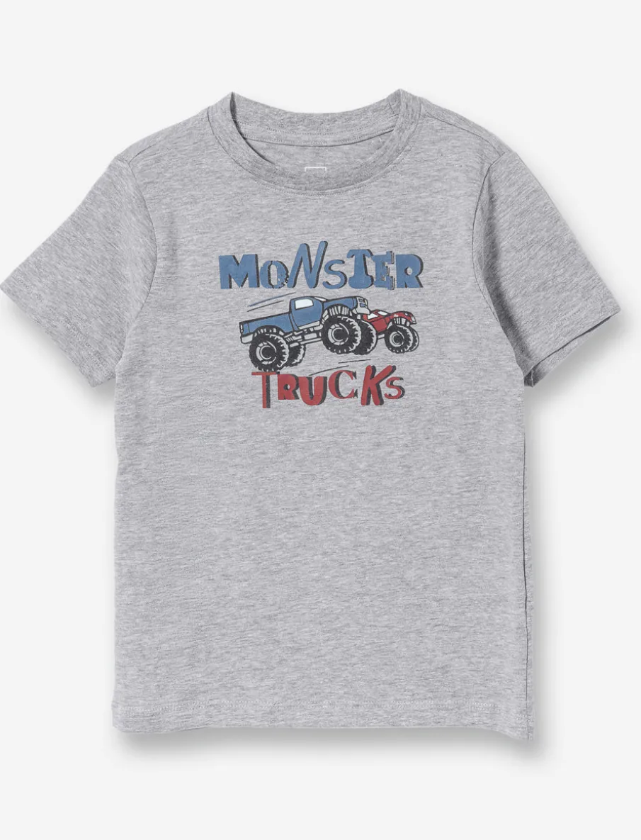 Printed Crew-neck T-shirt - Little Boy
