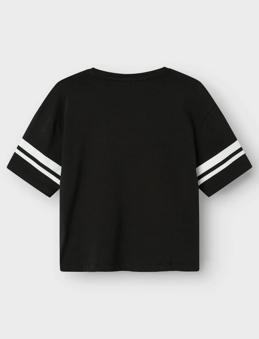 Printed Crew-neck T-shirt - Wednesday Addams