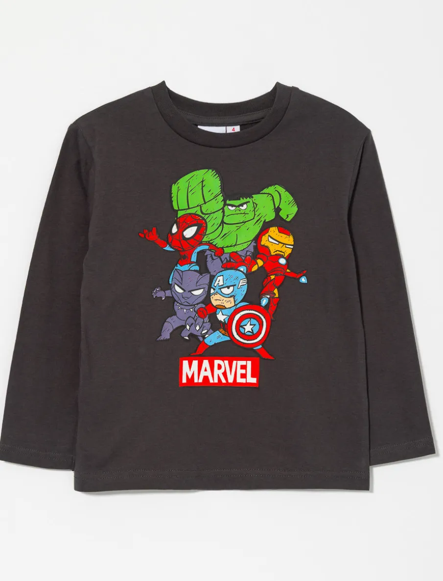 Printed Crew-neck T-shirt - Marvel