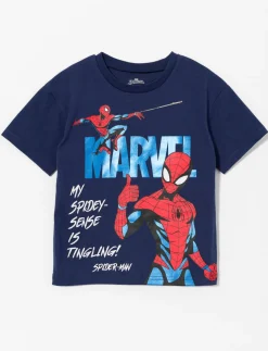 Printed Crew-neck T-shirt - Spider-Man