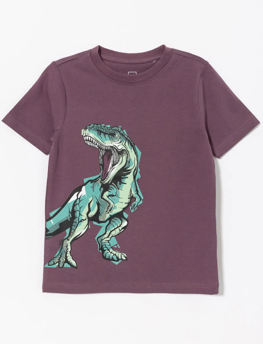 Printed Crew-neck T-shirt - Little Boy