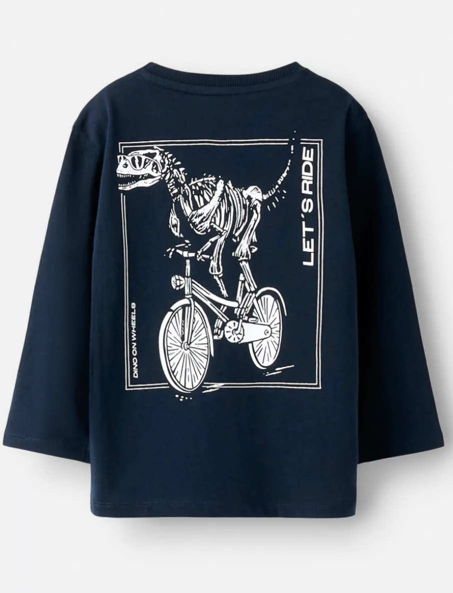 Printed Crew-neck T-shirt - Little boy