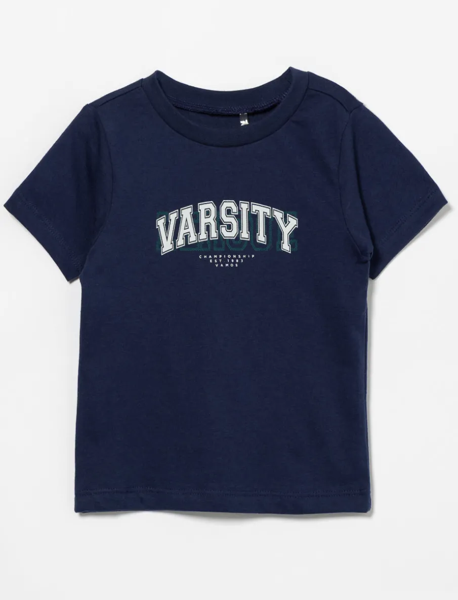 Printed Crew-neck T-shirt - Baby Boy