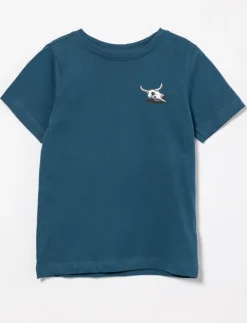 Printed Crew-neck T-shirt - Little Boy