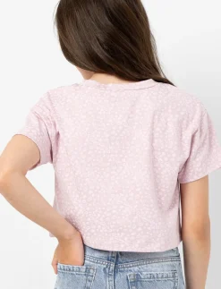 Printed Cropped T-shirt
