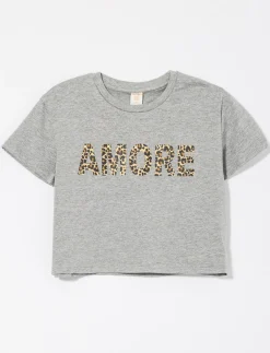Printed Cropped T-shirt