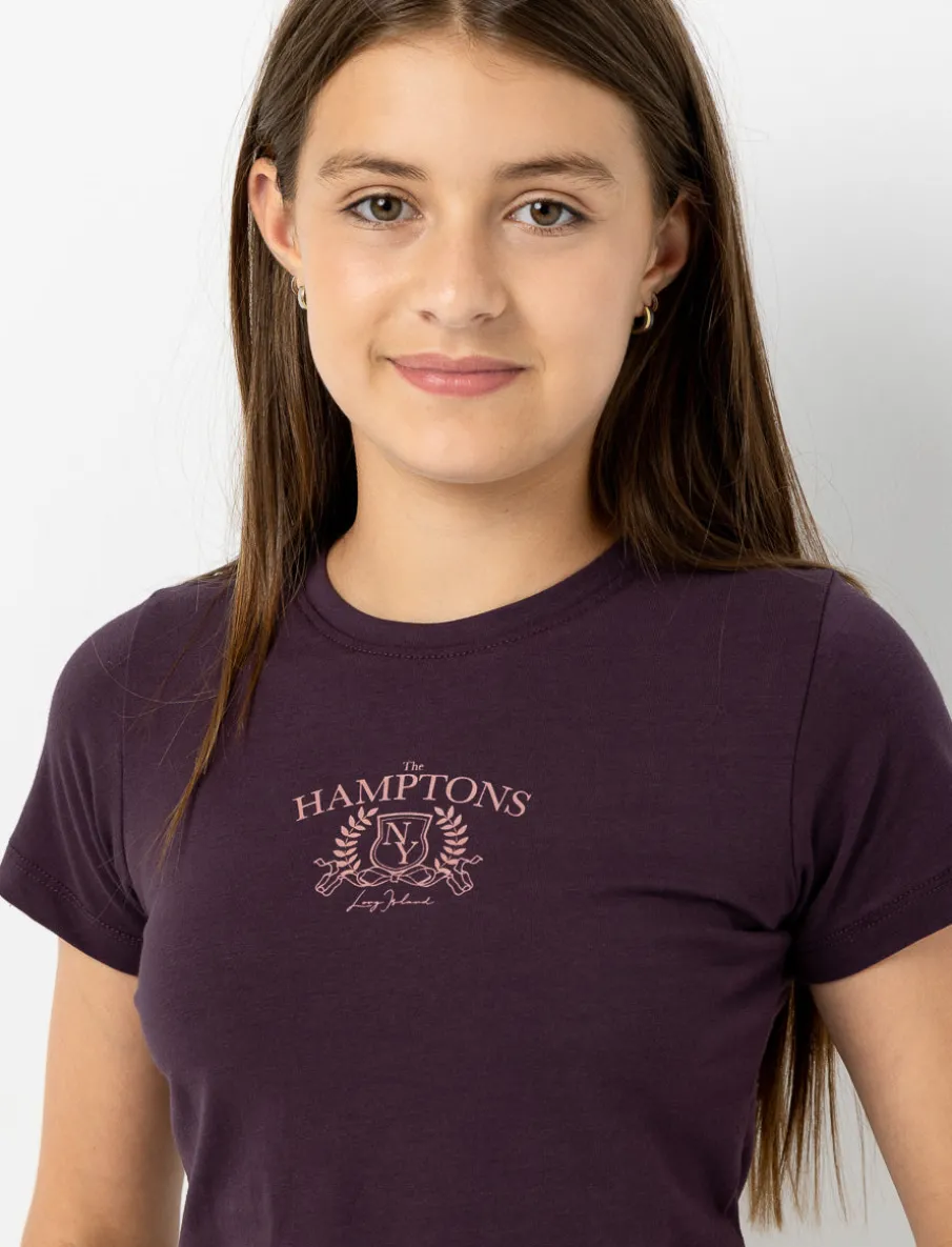 Printed Cropped T-shirt