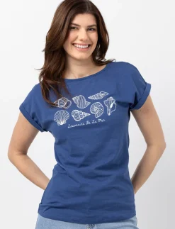 Printed Dolman Sleeve T-shirt