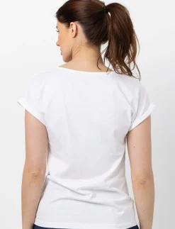 Printed Dolman Sleeve T-shirt