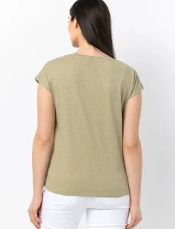 Printed Dolman Sleeve T-Shirt