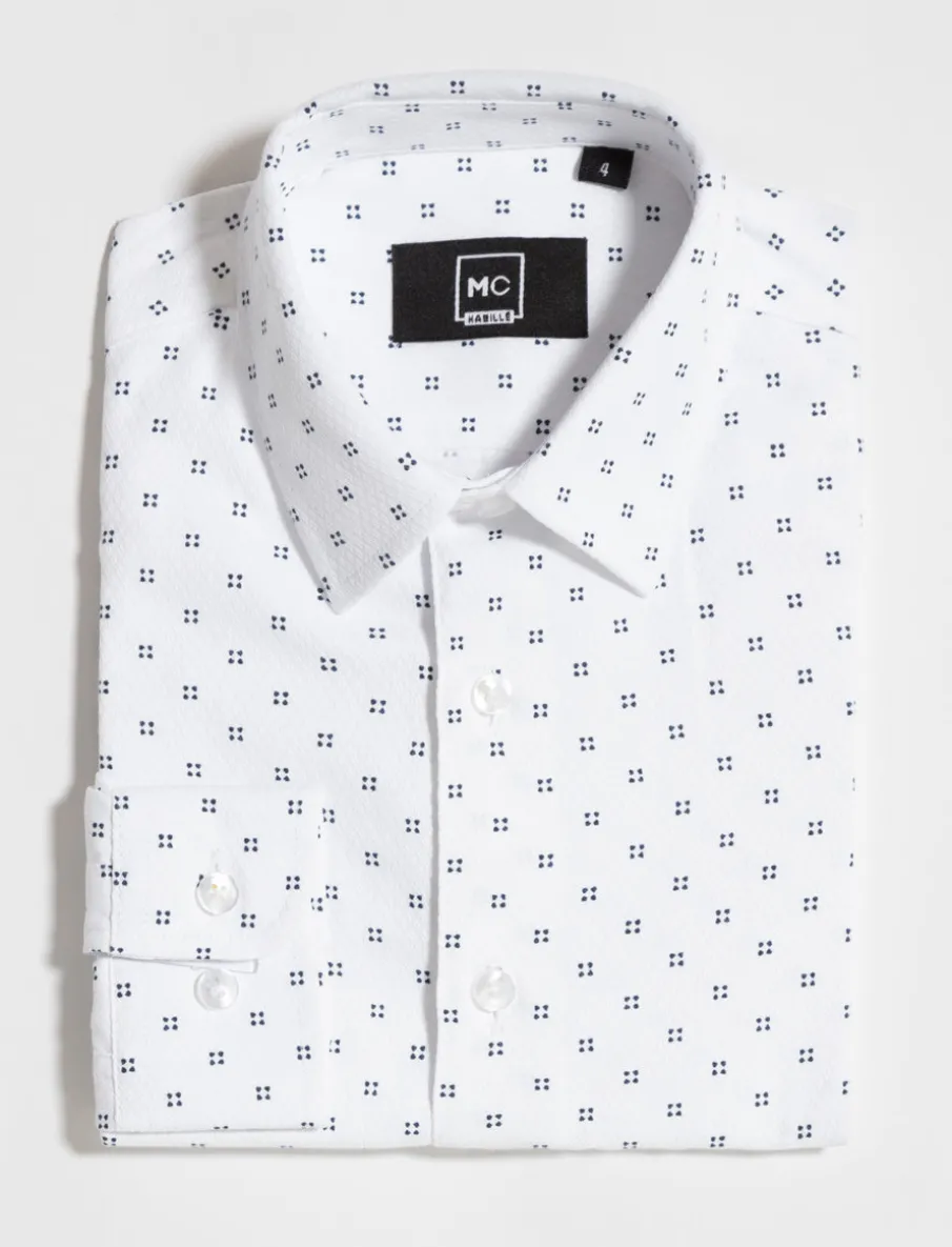 Printed Dress Shirt - Little Boy