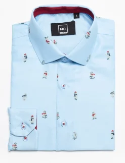 Printed Dress Shirt - Little Boy