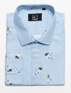 Printed Dress Shirt - Teen Boy