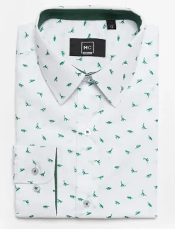 Printed Dress Shirt - Teen Boy
