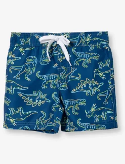 Printed Elastic Waist Boardshort - Little Boys