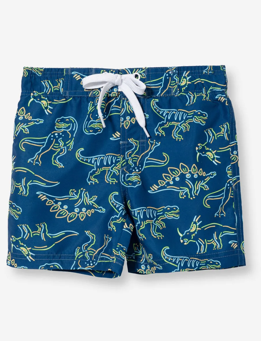 Printed Elastic Waist Boardshort - Little Boys