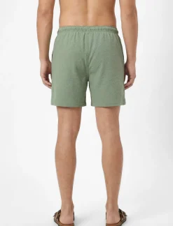 Printed Elastic Waist Boardshort