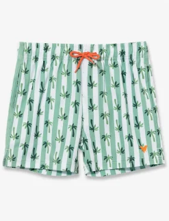 Printed Elastic-waist Boardshorts - Little Boy