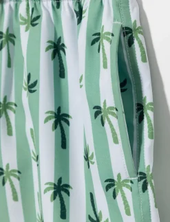 Printed Elastic-waist Boardshorts - Little Boy