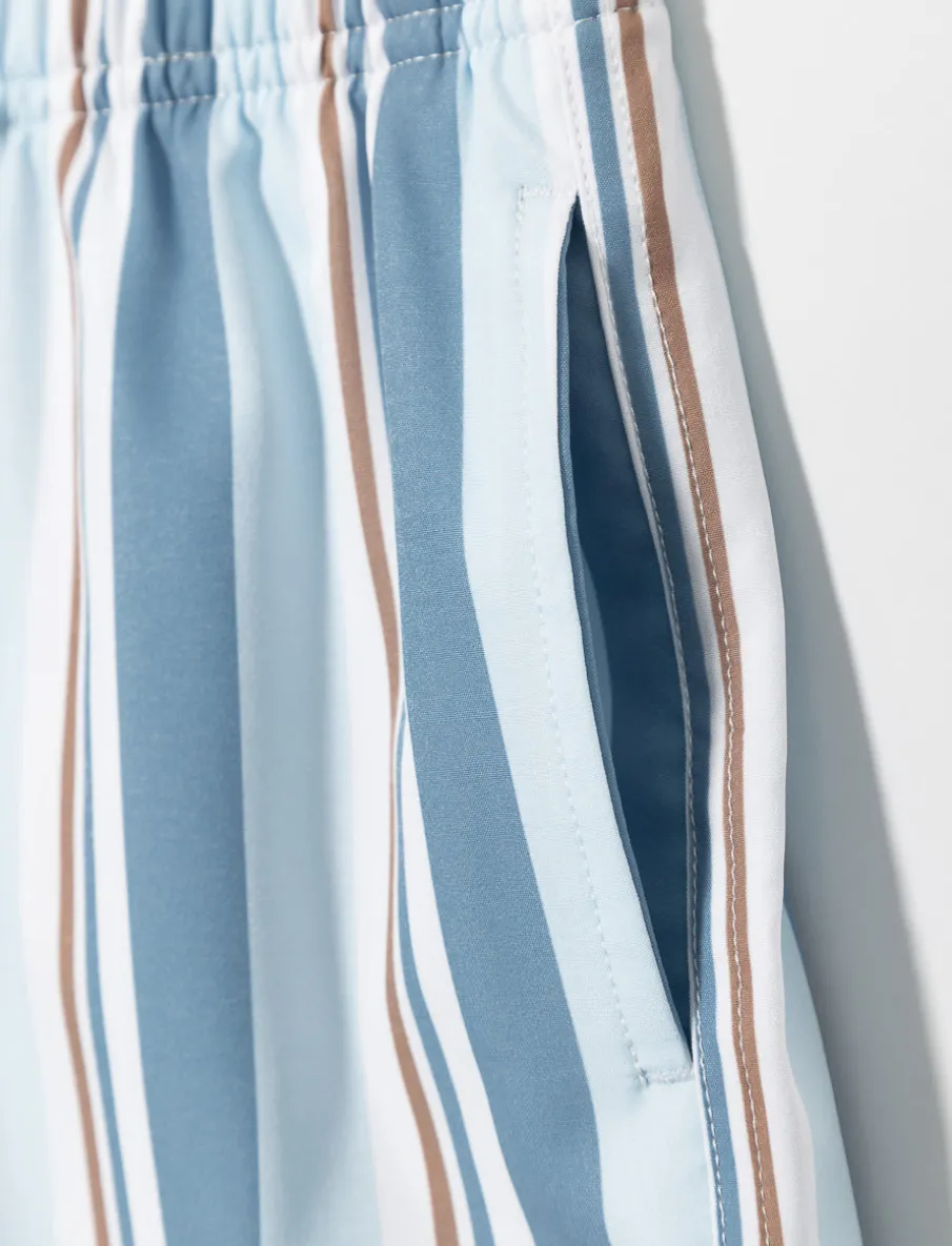 Printed Elastic-waist Boardshorts - Little Boy