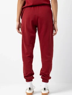 Printed Elastic-waist Fleece Pants