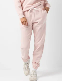 Printed Elastic-waist Fleece Pants