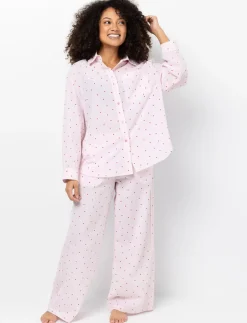 Printed Elastic-waist PJ Pants