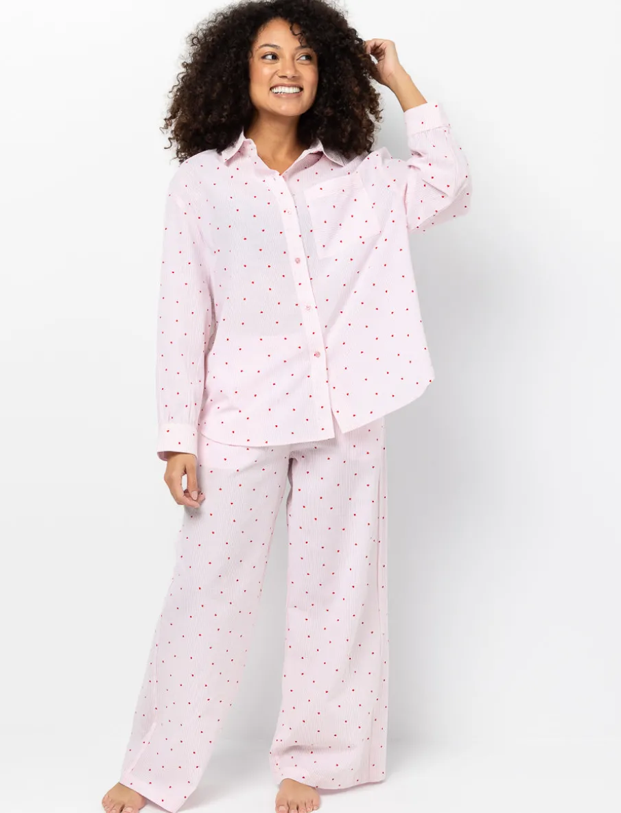 Printed Elastic-waist PJ Pants