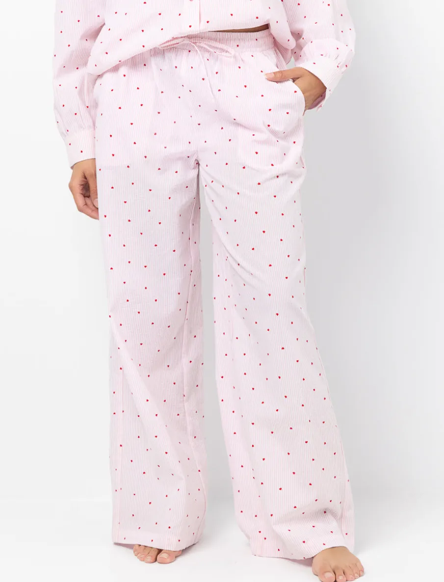 Printed Elastic-waist PJ Pants