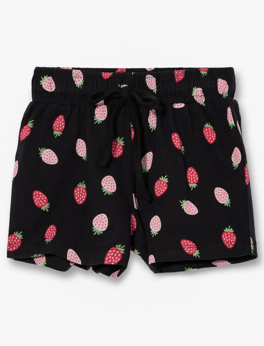 Printed Elastic-waist Shorts - Little Girl