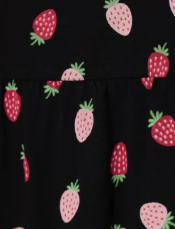 Printed Fitted and Flared Dress - Little Girl