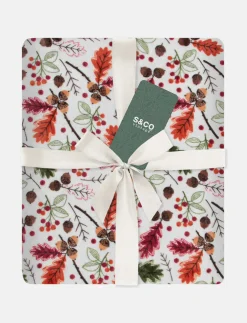 Printed Flannel Throw