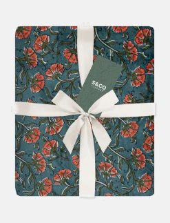 Printed Flannel Throw
