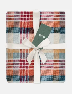 Printed Flannel Throw