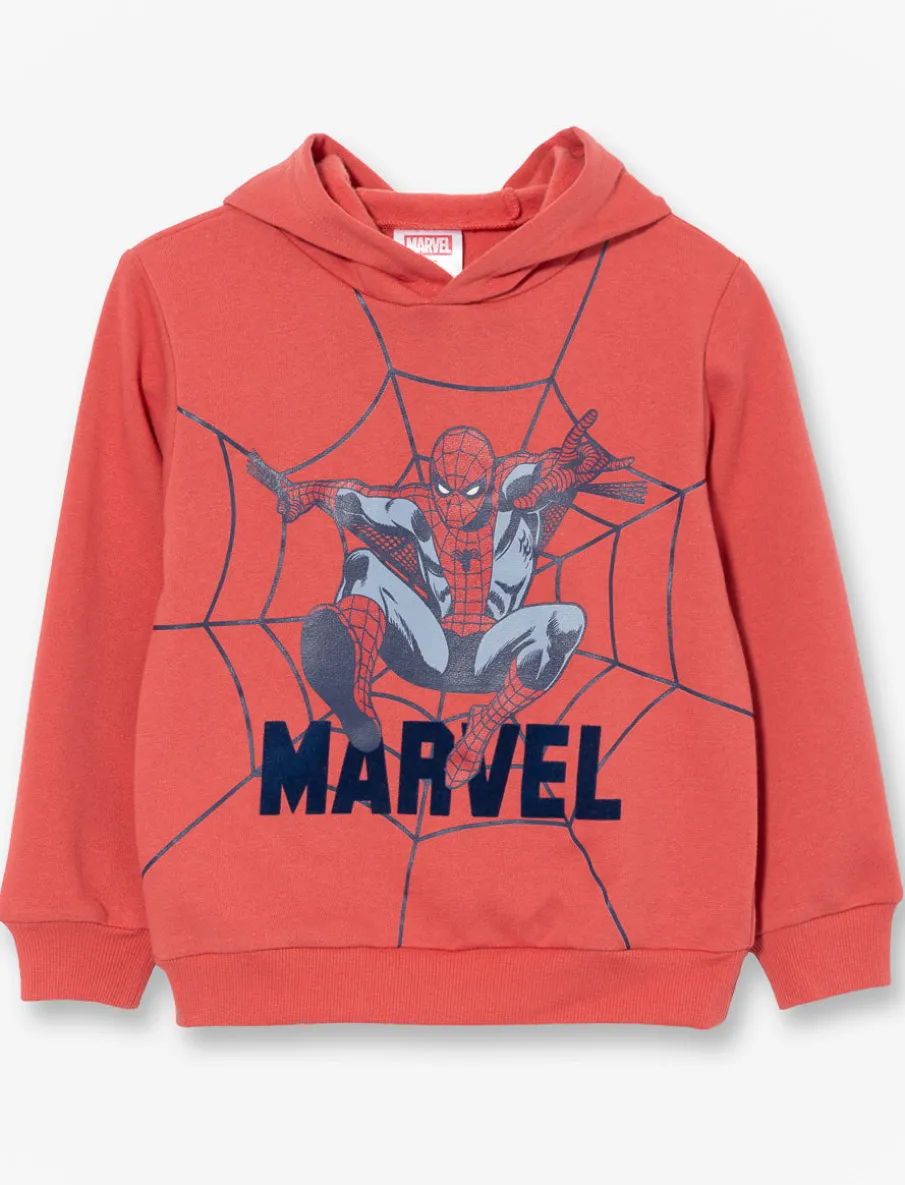 Printed Fleece Hoodie - Spider-Man