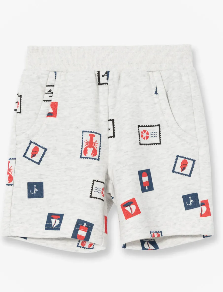Printed Fleece Shorts - Little Boy