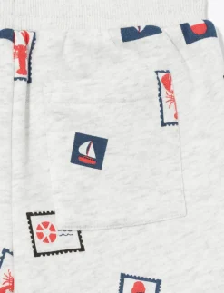 Printed Fleece Shorts - Little Boy