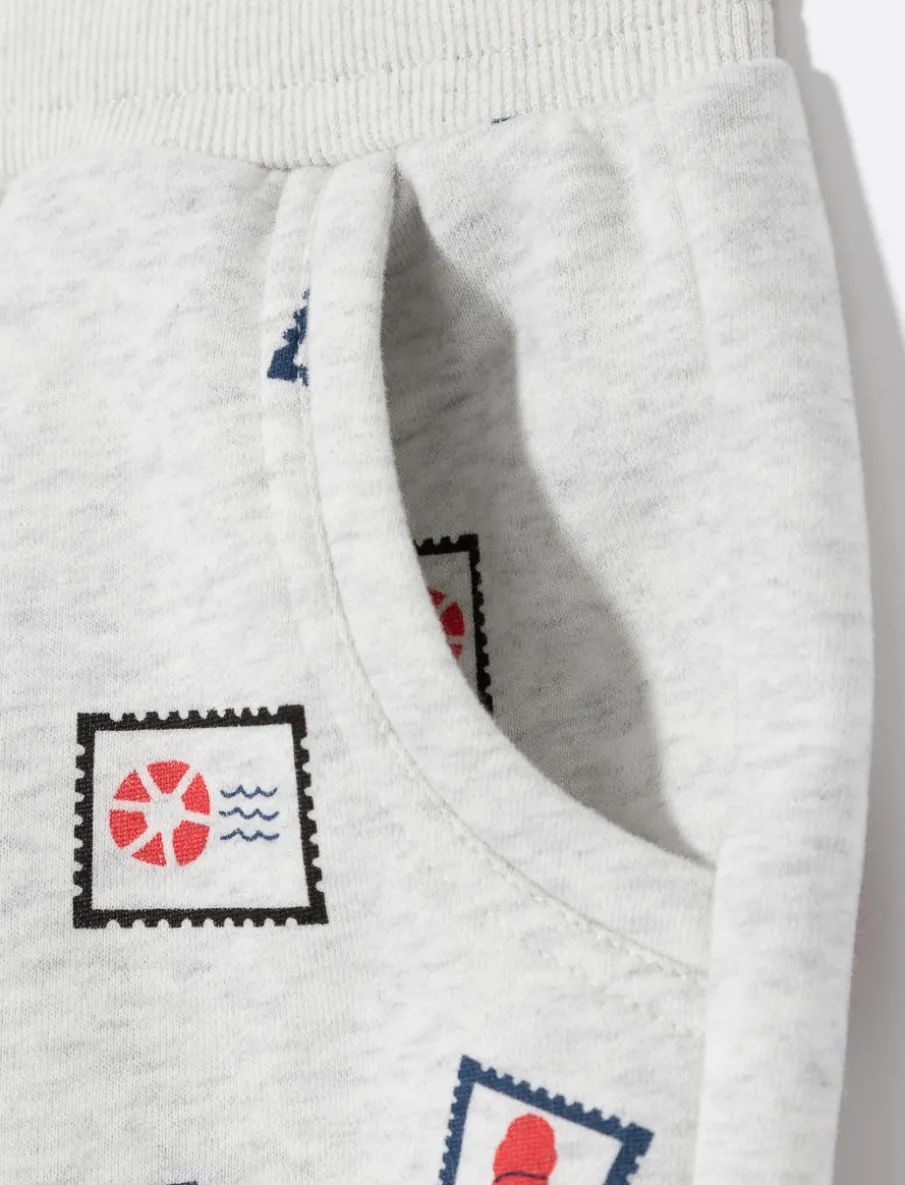 Printed Fleece Shorts - Little Boy