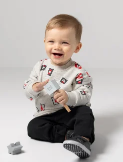 Printed Fleece Sweatshirt